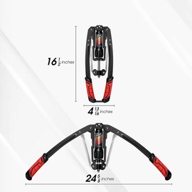 Yes4All Twister Arm Exerciser Adjustable 22-440lbs Hydraulic Power Chest Exerciser for Men Home Chest Expander Chest Workout - Specification: Single