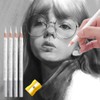 Sketching Highlight Pen, White Charcoal Pencil, White Charcoal Pencils, 4