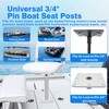 Sporthfish 3/4" Pin Boat Seat Post Pedestal Posts Pole Fit