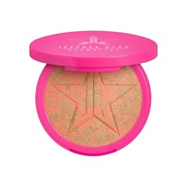 Jeffree Star Cosmetics Skin Frost Blush Highlighter, 0.56 oz, 2-in-1 Shimmer Powder (Peach & Desist)
