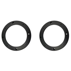 LinJianTing 2PCS 5 inch ABS Speaker Spacer Speaker Spacer Car Speaker Adapter kit Speaker mounting Bracket Ring (Black)