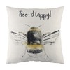 Evans Lichfield Bee Happy Cushion Cover, White, 43 x 43cm