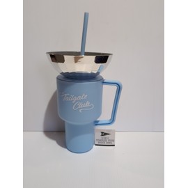 Target Bullseye Playground 2024 Target Bullseye 2in1 Blue Tumbler w/Snack Bowl 31.55oz