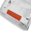 SPEC-D TUNING Chrome Housing Clear Lens 4PC Corner Lights Compatible