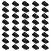 Clips Autoadhesivos para Organización de Cables, 40 Piezas, Negro, Plástico,