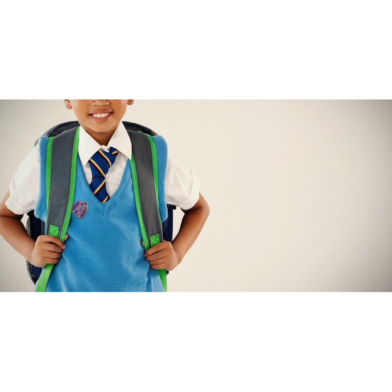 Create Your Own School Shield Badge (Purple)