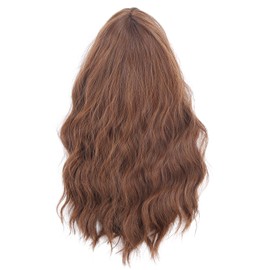 LC6012 50cm Lady Wig HeatResistant Women Hairpiece Long Curly Synthetic Female Fake Hair Cosplay Wig