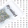 2880PCS Art Nail Rhinestones non Hotfix Glue Fix Round Crystals