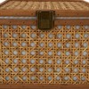 Deco 79 Rattan Handmade Decorative Box Woven Rattan Decorative Keepsake