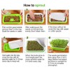 LeJoy Garden 4 Layers Sprout Trays with Extra Strength Plastic