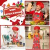 Kids Apron and Chef Hat Set, Girls Boys Adjustable Chef