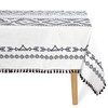 Encasa XO Silky Polyester Table Cloth For 4 Seater Table