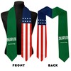 Endargros Saudi Arabia Flag International Students Graduation Sash Stole Scarves