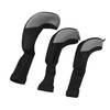 3Pcs Golf Club Head Covers 1 3/5 UT Breathable Mesh
