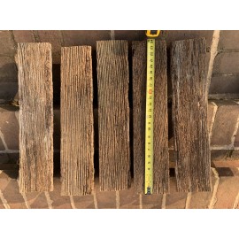 24" Reclaimed Rustic Fence Boards 5 Planks Weathered Barn Wood Style Aged