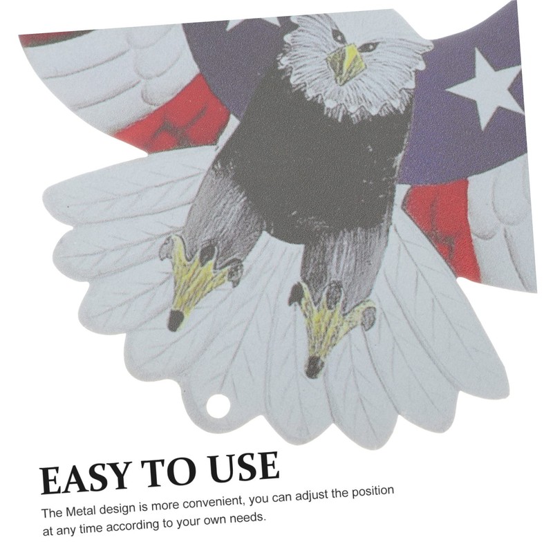 WOONEKY Metal Eagle American Flag Wall Decor Patriotic Wall Art