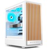 FOIFKIN M1 PC Case -Walnut Front pane Pre-Installed 4 PWM