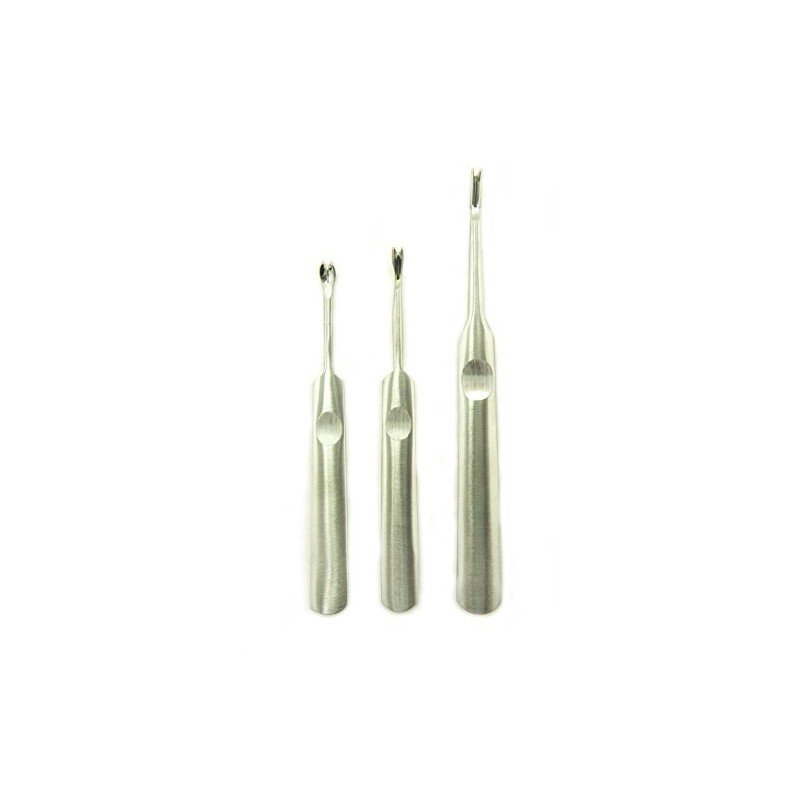 Hand Set of 3 with 3 Levels Stainless Steel Cuticle