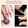 Alyvisun Long Stiletto Half Cover Nail Tips | 600 Pieces