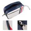 PU Leather Golf Ball Pouch Bag Tee Holder Handbag Storage