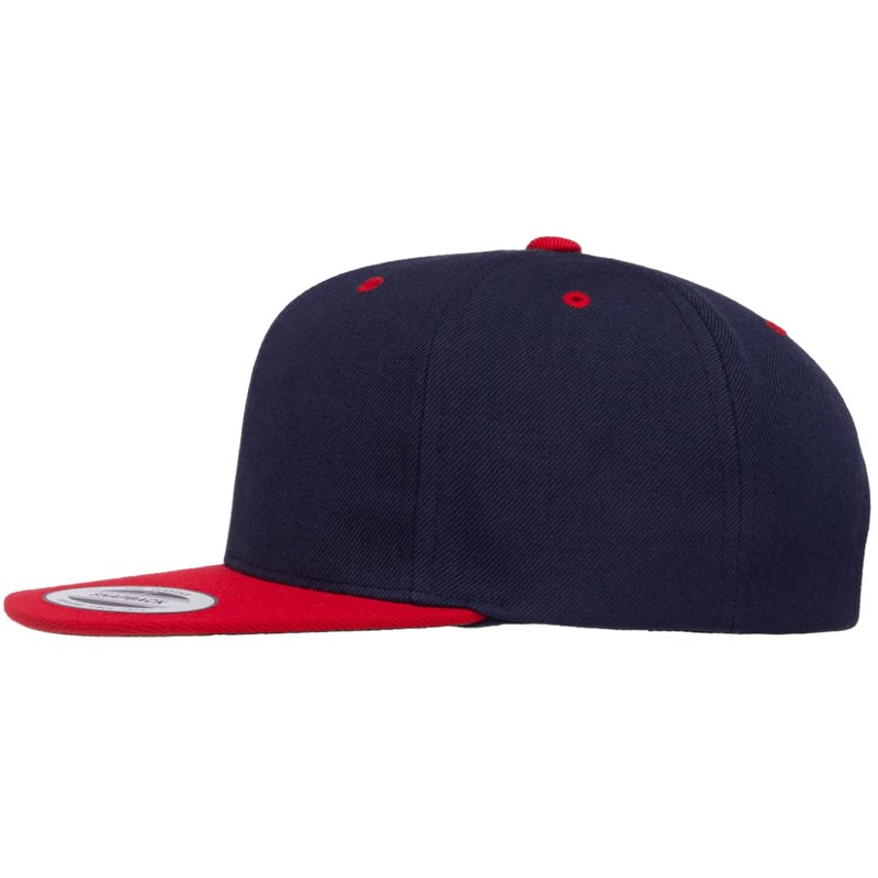 Flexfit YUPOONG 6089MT Baseball Flat Visor Adjustable 2 Tone 10