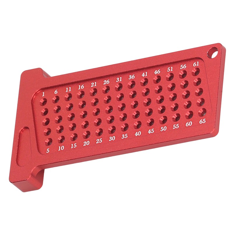 65mm Woodworking Hole Positioning Scribing Gauge Aluminum Alloy Portable Scriber