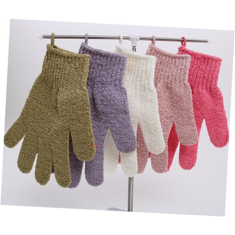 Guantes de Baño Exfoliantes de Cinco Dedos KALLORY x 5