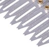 Sewing Ruler, Aluminum Expanding Sewing Gauge Button Guide Measure Multiple