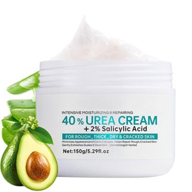 Urea Cream 40 Percent -Urea Foot Cream for Dry Cracked - 40% Urea Cream for Feet - Foot Moisturizer Deep Nourishing - Callus Remover Nourishes Soften for Feet, Knees, Hand 150g