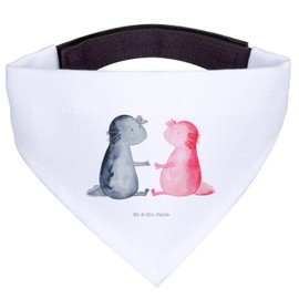 Mr. & Mrs. Panda M Axolotl Love Dog Bandana - Gift, Newt, Medium Dogs, Lurch, Happy, Couple, Fiancee, Lurch, Husband, Medium
