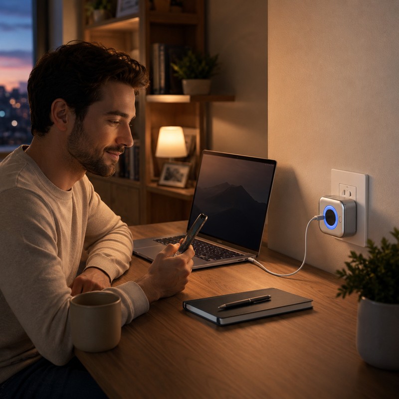 Smart Auto Stop USB-C Charging Adapter for Battery Care –
