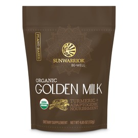 Organic Golden Milk Powder Ashwaghanda Turmeric Curcumin 90g pouch (30 srv)