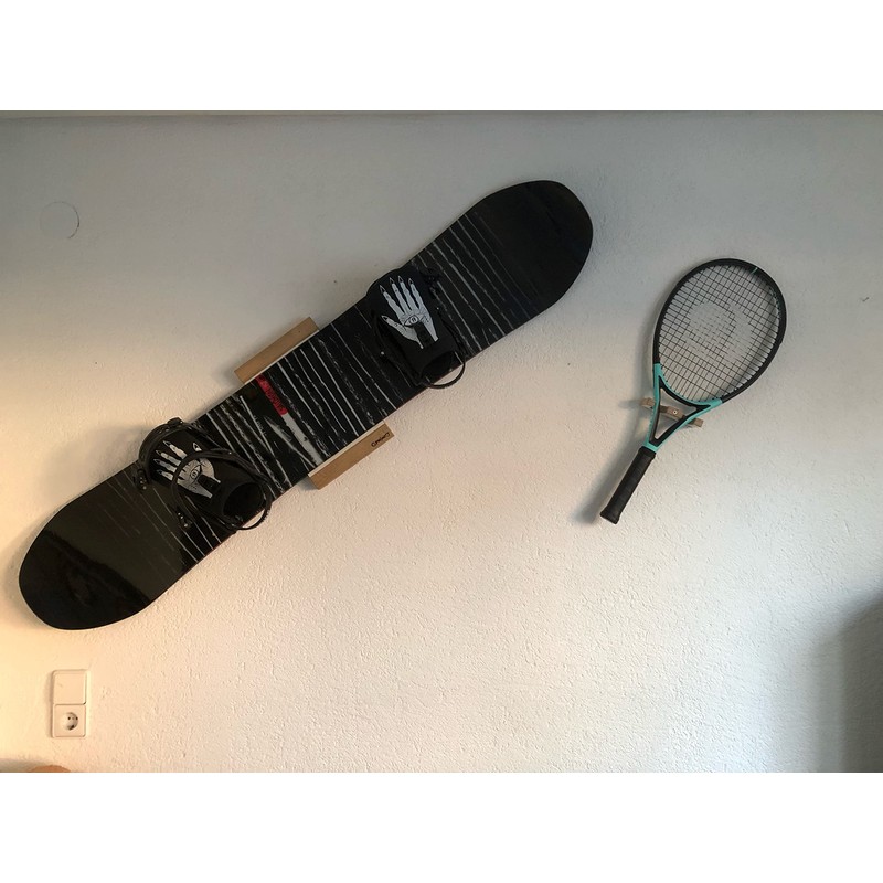 Clipboart® 360° Tennis Racket Wall Mount Holder Wall Mount Tennis