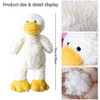 NatureMan 12inch Cute Duck Stuffed Animals, Soft White Duck Plush