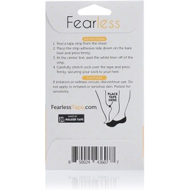 Fearless Tape Combo - Tiras y puntos de doble cara (paquete de 10) Kit de variedad de ropa de cinta corporal Tiras adhesivas invisibles de sujeción fuerte + puntos transparentes