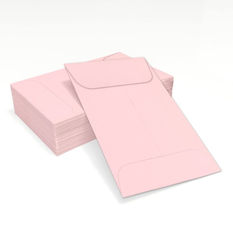 LUXPaper Coin Envelopes, Candy Pink, 2 1/4-Inch x 3 1/2-Inch,