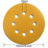 Aiyard 5-Inch 8-Hole Hook and Loop Sanding Discs 180-Grit Random