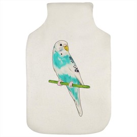 'Blue Budgie' Hot Water Bottle Cover (HW00008434)