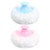 Jojofuny 2pcs Powder Puff 8cm Soft Plush Talcum Applicator For