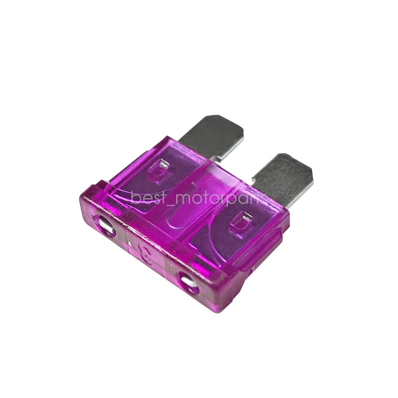 Tomauto 100 Pack 3 AMP ATC/ATO STANDARD Regular FUSE BLADE