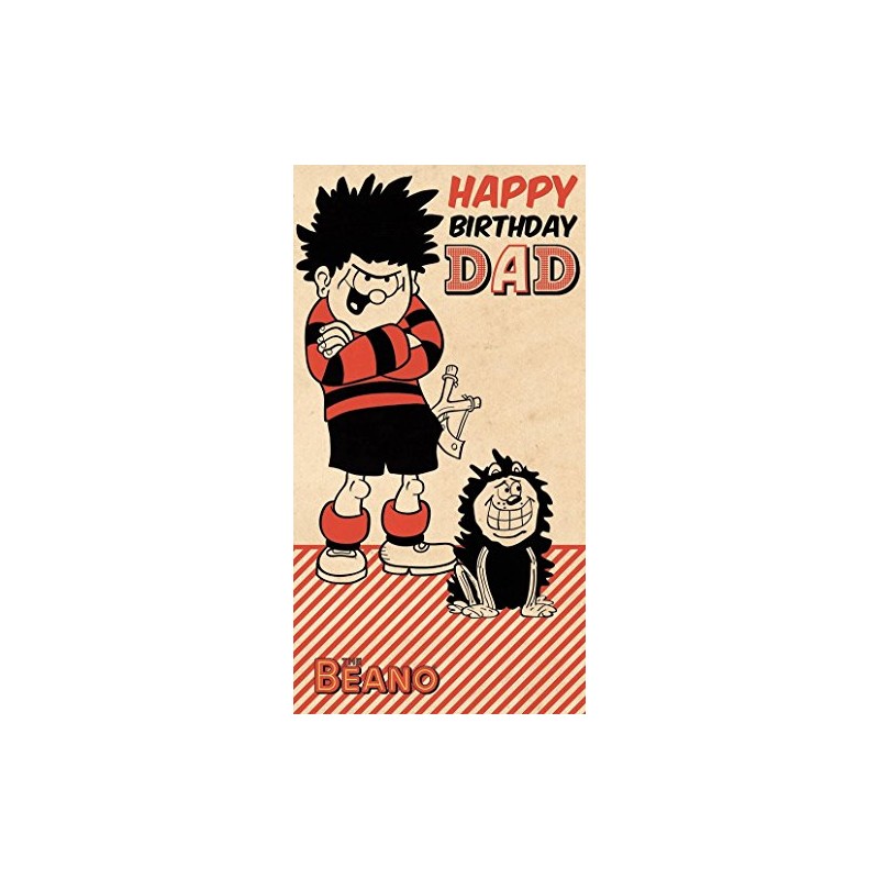 The Beano Dennis the Menace "Dad" Birthday Card