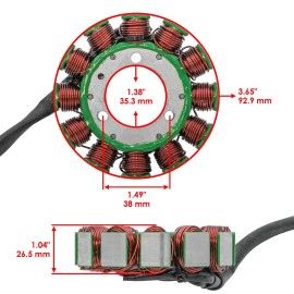 For Suzuki Stator for Suzuki GS750B GS750C GS750Ec GS750En 1977-1979 Generator 12-Pole