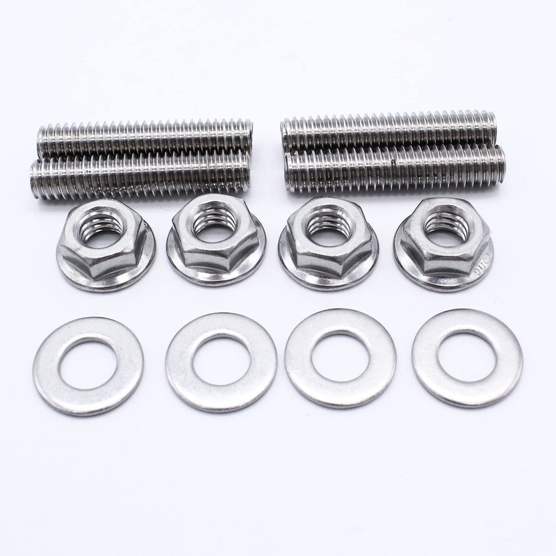 GSKMOTOR Engine Bolts KIT Stainless for SBC Chevy Small Block