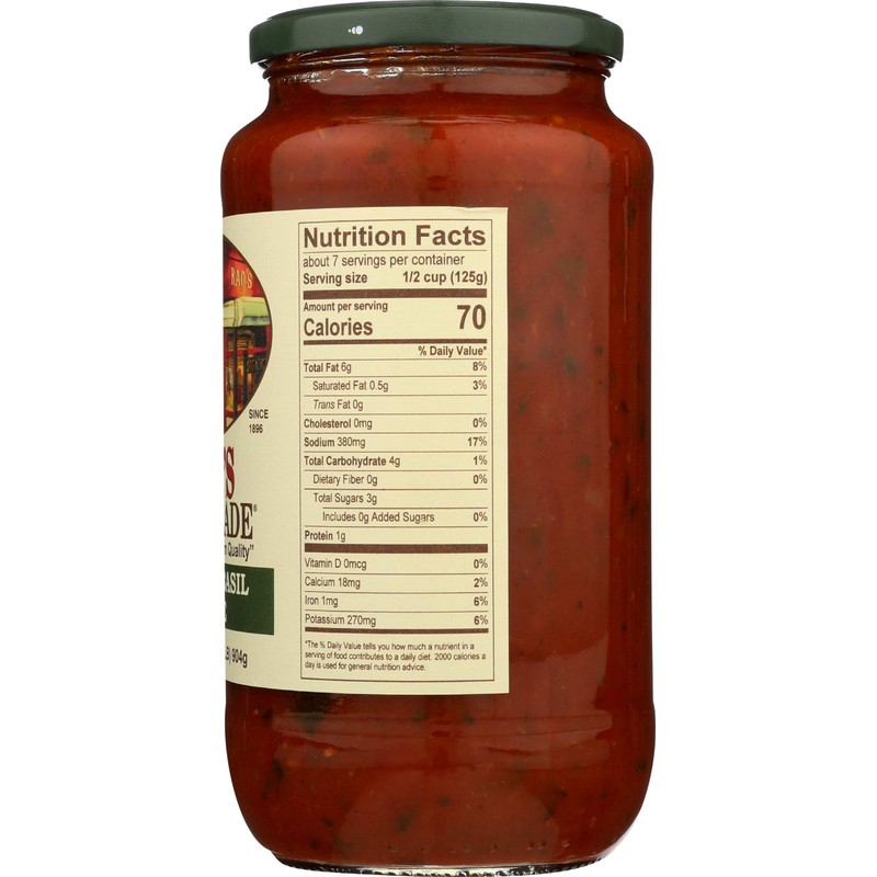 Rao's Homemade Rao's Tomato Basil Sauce, 32 Fl Oz