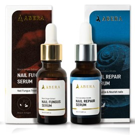 Abera Combo Premium Nail Restoration Drops - Nourishing Support for Weak, Stained & Deformed Nails - Supports Healthy Nails with Quick-Drying Formula for Fingernails and Toenails