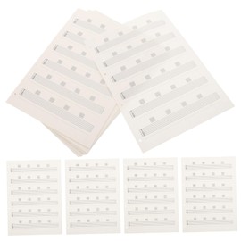 Abaodam 85 Piece Guitar Six Line Score Notebook, Easy to Write Paper Score Paper, For Beginners