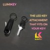 LumiKey Maxi - LED Light Key Attachment, Light Up Keyring