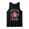 Tent Camping Girl Just A Girl Who Loves Camping Tank