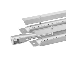 Clivimi 21”Grill Burners for Viking Grill VGBQ5304RE, VGIQ412-2RT, VGBQ 30" T Series, VGBQ 53 Inch T Series, 316-911, VGBQ 30 in T Series Models, Center-Fed Pipe Tubes BBQ Gas Grill Replacement Parts