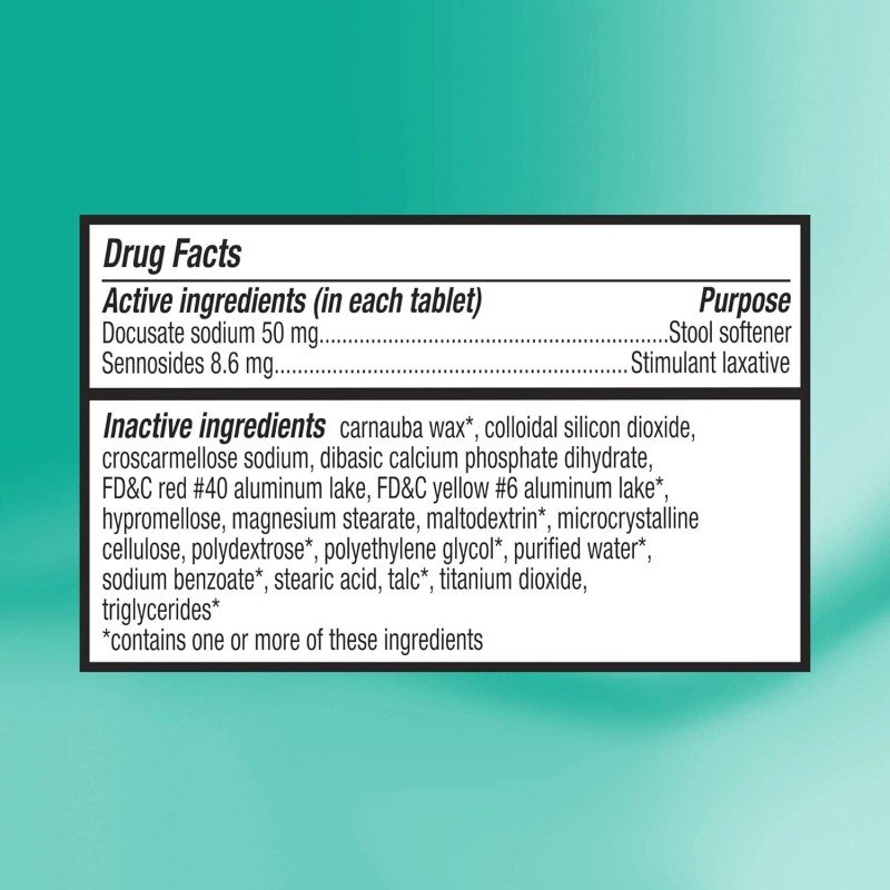 Equate Stool Softener Plus Stimulant Laxative Tablets -Constipation, 240 Tablets